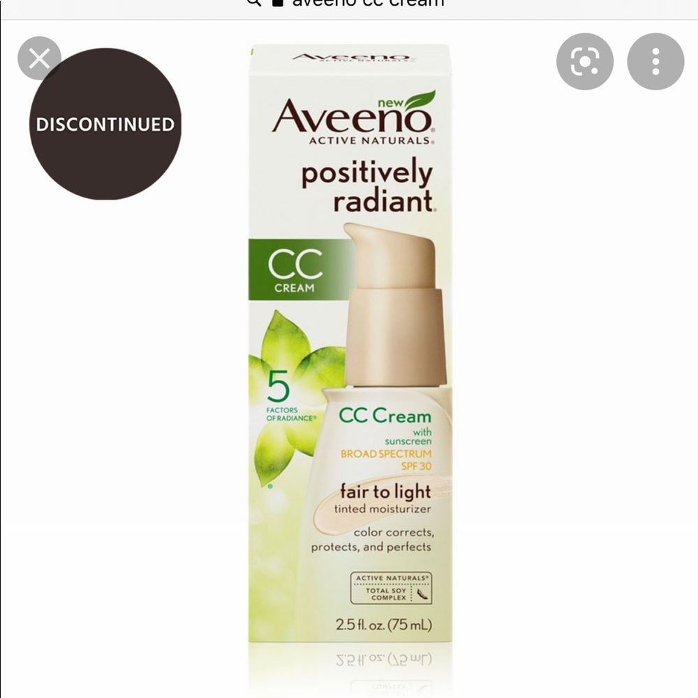 ISO 👀👀👀 Aveeno positively radiant CC cream